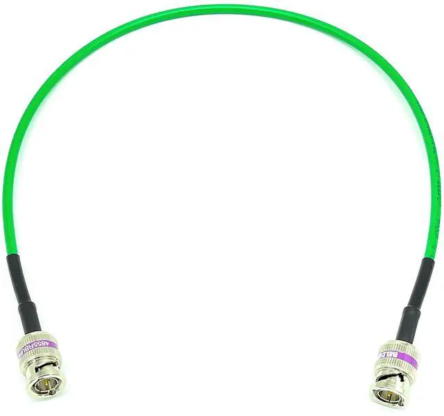 Alt view image 3 of 7 - 12G-SDI BNC to BNC Cable, 4855R,10ft, Green | Premium Mini RG59, 75 Ohm, Supports SD, HD, 3G, 6G & 12G-SDI
