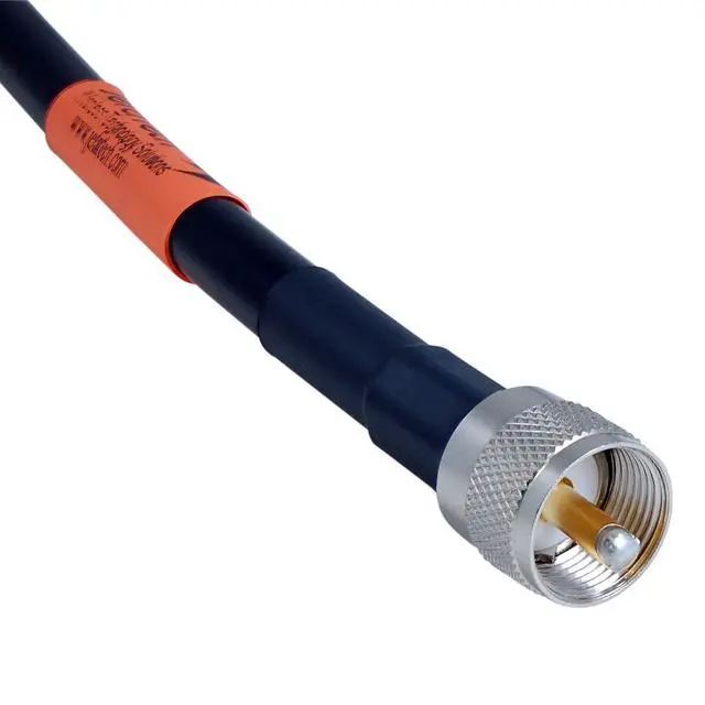 Alt view image 2 of 2 - Low Loss 400 Flex Coaxial Cable Assembly- UHF Male - PL-259 - for Ham and CB - 3 feet