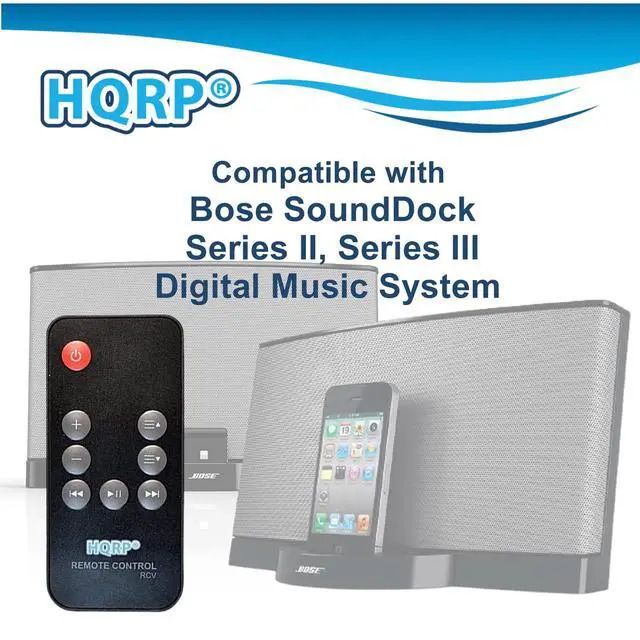 Alt view image 4 of 7 - Remote Control for Bose SoundDock Series II (2), Series III (3), SoundDock Portable Digital Music System Speaker Dock Controller