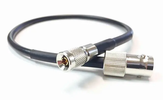 Alt view image 2 of 4 - 3 Foot Din 1.0/2.3 Male to BNC Female HD-SDI 3G with Mini RG59 (75 Ohm) Extension Cable