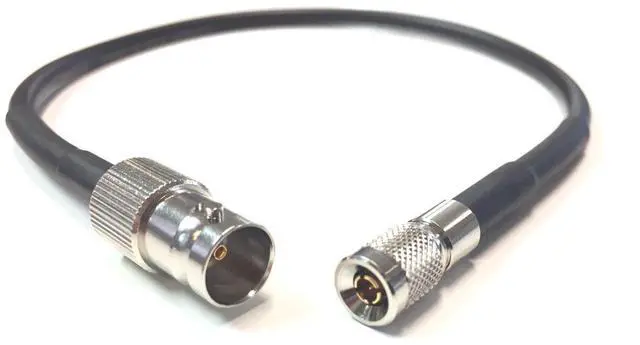 Main image of 3 Foot Din 1.0/2.3 Male to BNC Female HD-SDI 3G with Mini RG59 (75 Ohm) Extension Cable