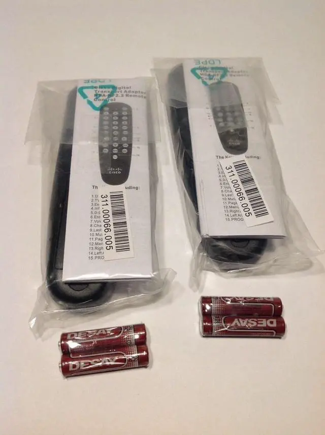 Alt view image 2 of 5 - Two HDA RF2.2 Remote Control Digital Transport Adapter DTA TWC 271HD