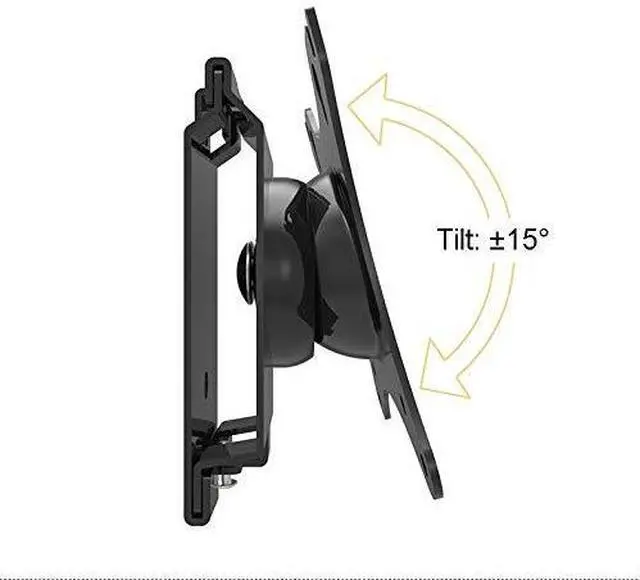 Main image of LG315 Full Motion TV Wall Mount 32 Inch Monitor Bracket - 360 Degree Swivel for 15-27 Inch LCD Led Screens, Ultra-Thin Design, Holds Up to 15Kgs, Vesa 75/100 mm