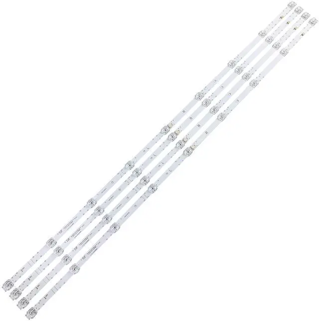 Main image of 4 Pieces LED Backlight Strips for Samsung 55'' TV UN55TU7090G UN55TU7090 UN55NU7095 UN55NU7095G UN55NU7095G_4X9_2W_MCPCB 14MM_V0 E47 HG55AJ630UJJXZ HRS-XM55T46-4X9