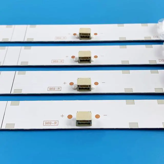 Alt view image 5 of 6 - 4 Pieces LED Backlight Strips for Samsung 55'' TV UN55TU7090G UN55TU7090 UN55NU7095 UN55NU7095G UN55NU7095G_4X9_2W_MCPCB 14MM_V0 E47 HG55AJ630UJJXZ HRS-XM55T46-4X9
