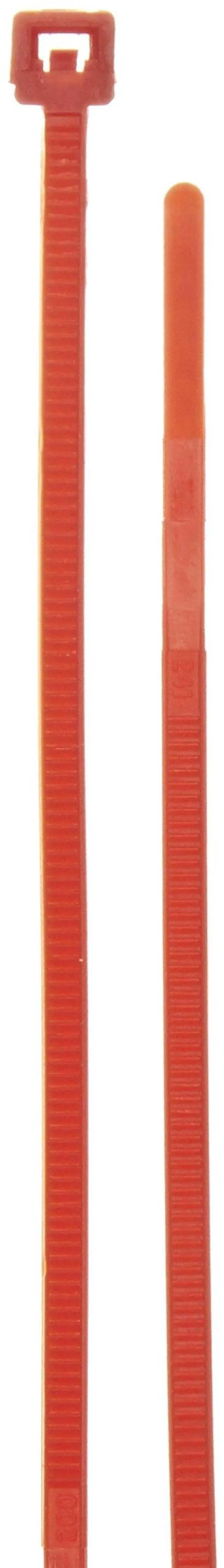 Main image of CT422B Nylon Cable Tie, 4" Length x 3/32" Width, Red (Case of 1000)