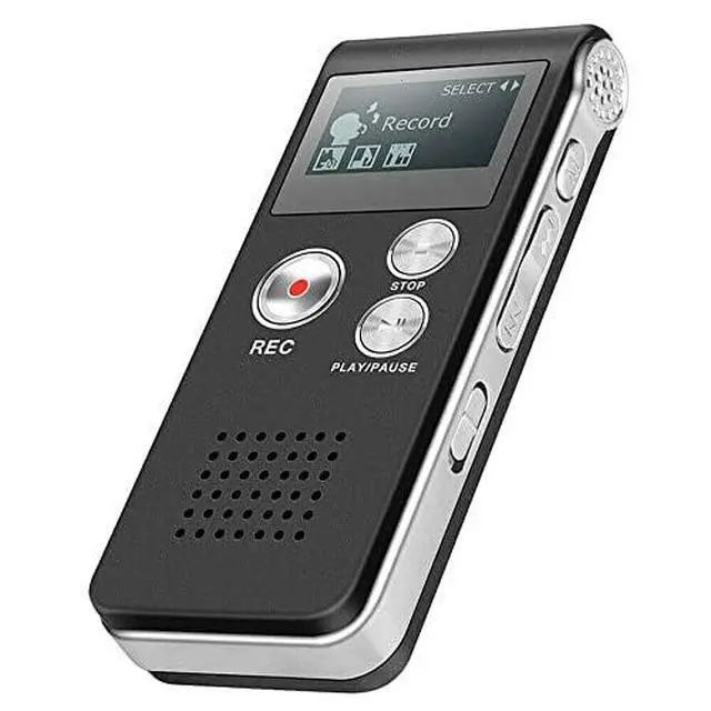Alt view image 3 of 7 - Paranormal Ghost Hunting Equipment Digital EVP Voice Activated Recorder USB New (8GB Black)