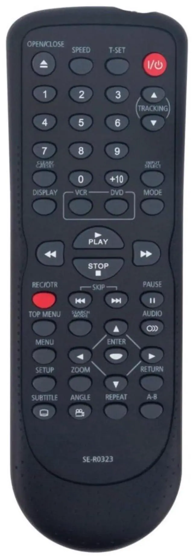Main image of SE-R0323 DVD Remote Control Compatible for Toshiba DVD/VCR Player | Replace Remote Control No programming or paring needed, Compatible models: SDV296 SD-V296-K-TU