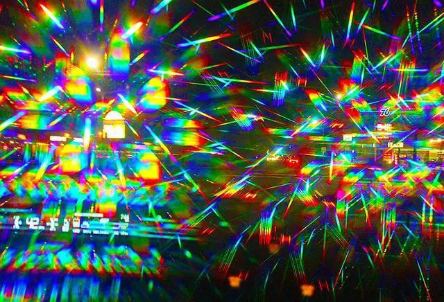 Alt view image 3 of 4 - Rainbow 3D Fireworks Glasses - Animal Design, Package of 25