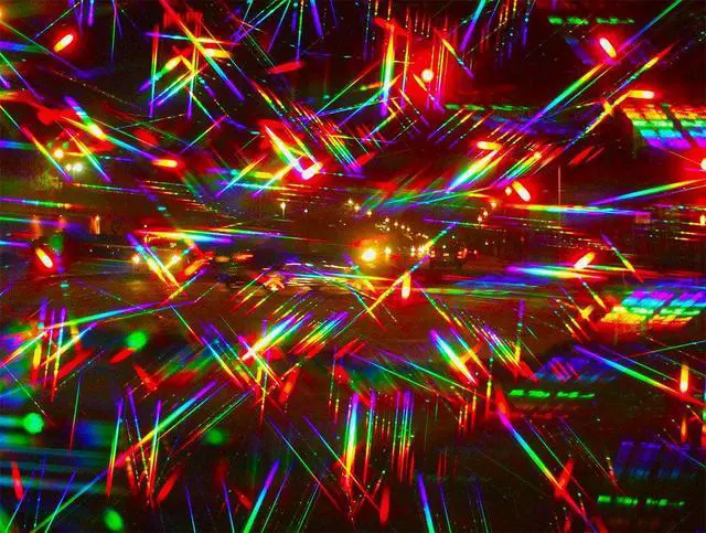 Alt view image 4 of 4 - Rainbow 3D Fireworks Glasses - Animal Design, Package of 25
