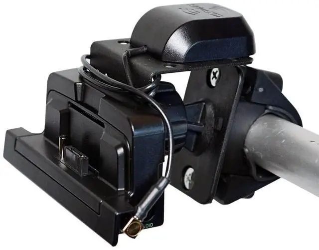 Main image of Satellite Radio Motorcycle Kit with Magnetic Antenna, Handlebar Mount, Power Adapter, Works with SiriusXM® Radios, Onyx,EZ, EZR, Plus, Xpress, Mirge, Edge and Tour