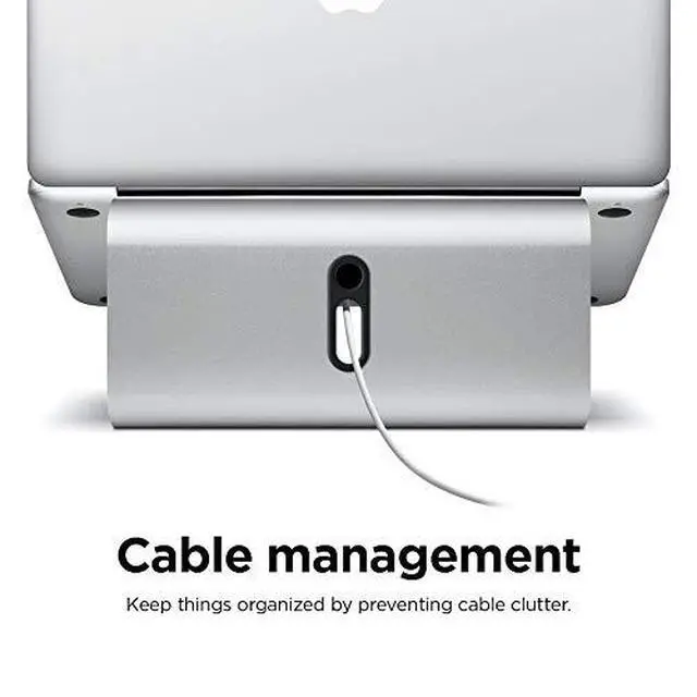 Alt view image 4 of 7 - L2 Laptop Stand for Laptop Computers | Ergonomic Design, Premium Aluminum Material, Desk Organization for Laptop Computers (Silver)