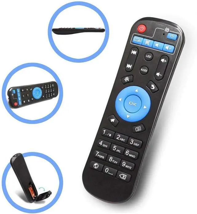 Alt view image 2 of 3 - Replacement Remote Control Controller for Leelbox Q4 S 4GB+32GB Quad Core Smart TV Box