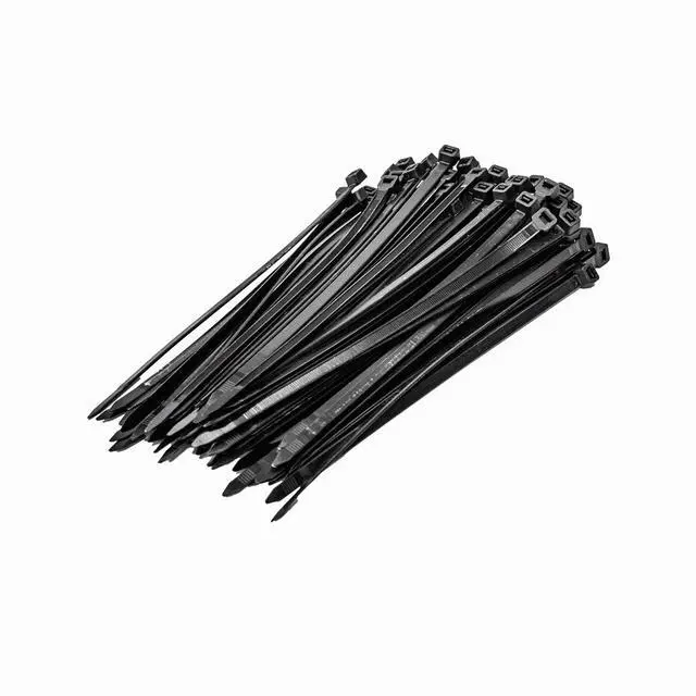 Alt view image 3 of 4 - 10 Inch Nylon UV Resistant Cable Wire Zip Tie 120 lbs - Black 100 Pack Lot Pcs Qty