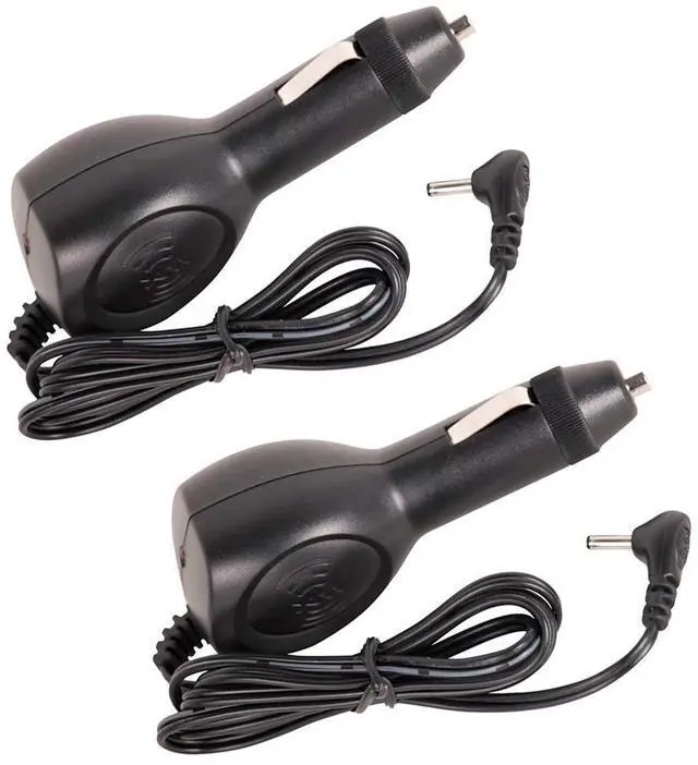 Main image of 2 Pack - XM Radio 5 Volt Vehicle Cigarette Lighter Power Adapters for Delphi SKYFi RoadyXT AudioVox Xpress MyFi Inno Nexus Sporster Starmate Stilleto S50 Stratus InV TAO XM2GO