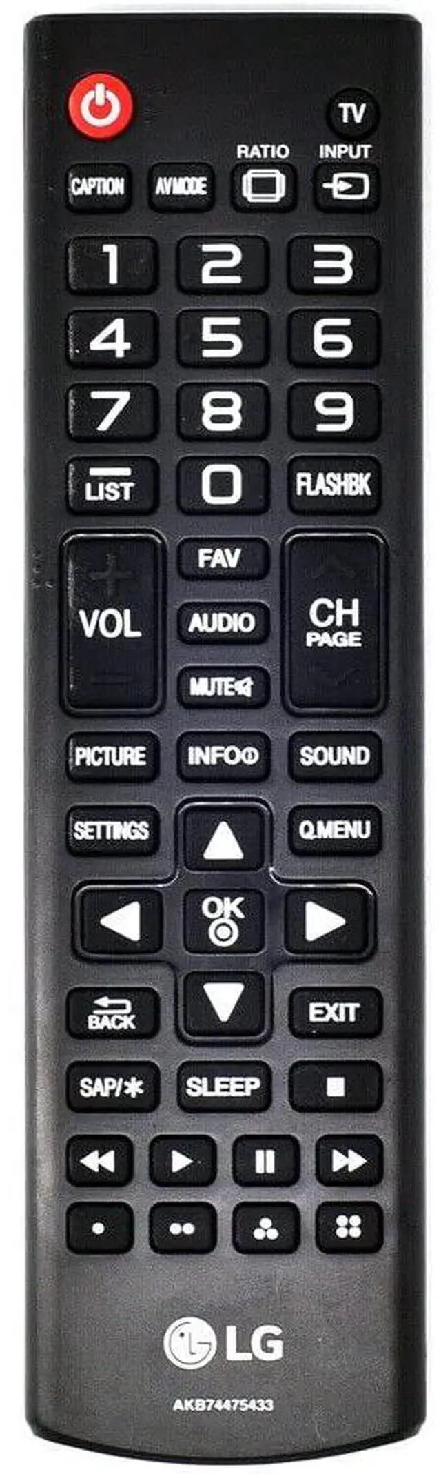 Main image of OEM Part- Remote Control Compatible with LG Smart TV Models 32LF550B-UA, 42LF5500-UA, 49LF5500-UA, 55LF5500-UA, 32LF5600-UB, 42LF5600-UB, 50LF6000-UB, 55LF6000-UB, 60LF6000-UB and 43LJ550M-UB