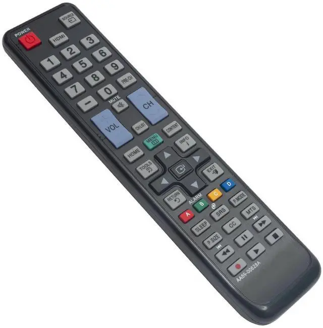 Main image of AA59-00628A TV Remote Control for Samsung TV in Living Rooms or Rooms | No programming or pairing needed, Replacement Remote Compatible Models HG46NA790MFXZA HG46NA790MGXZA HG55NA790MF