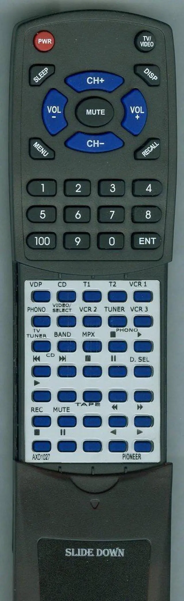 Main image of Replacement Remote Control for Pioneer C90, CUC003, CU002, AXD1027, C90BK, AXD1009, C900S