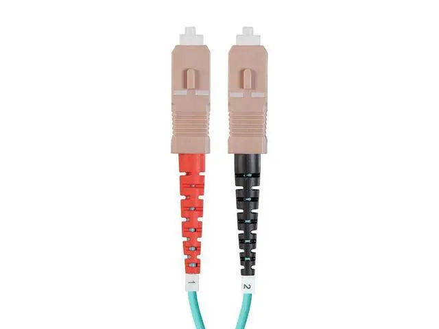 Alt view image 6 of 6 - OM4 Fiber Optic Cable - 5M (Meter) - LC/UPC-SC/UPC, Multi Mode, Duplex, 50/125 Type, 2.0mm, PVC