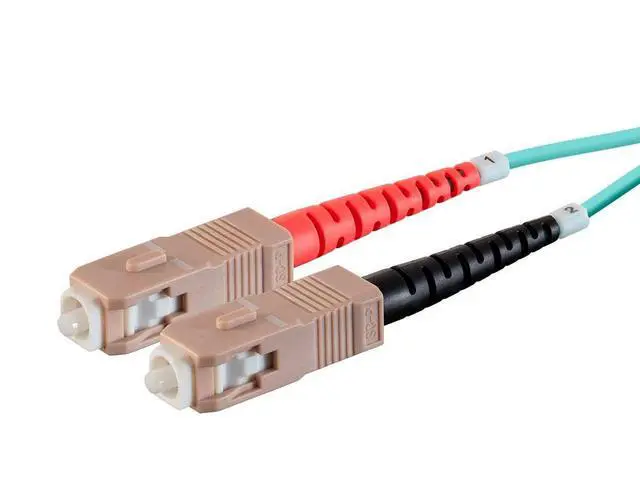 Alt view image 4 of 6 - OM4 Fiber Optic Cable - 5M (Meter) - LC/UPC-SC/UPC, Multi Mode, Duplex, 50/125 Type, 2.0mm, PVC
