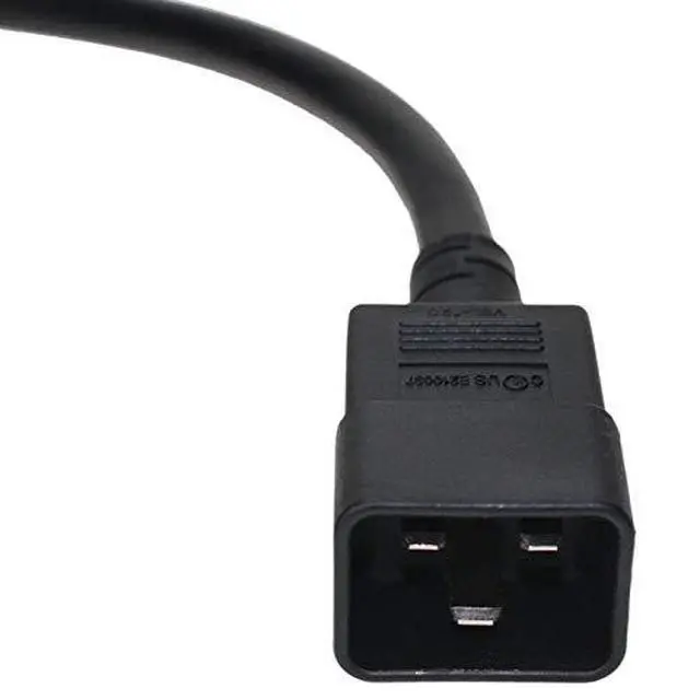 Alt view image 3 of 5 - 8ft IEC320 C20 to C21 12AWG 20A 250V SJT Power Cord Compatiblefor PDUs, UPSs and Servers