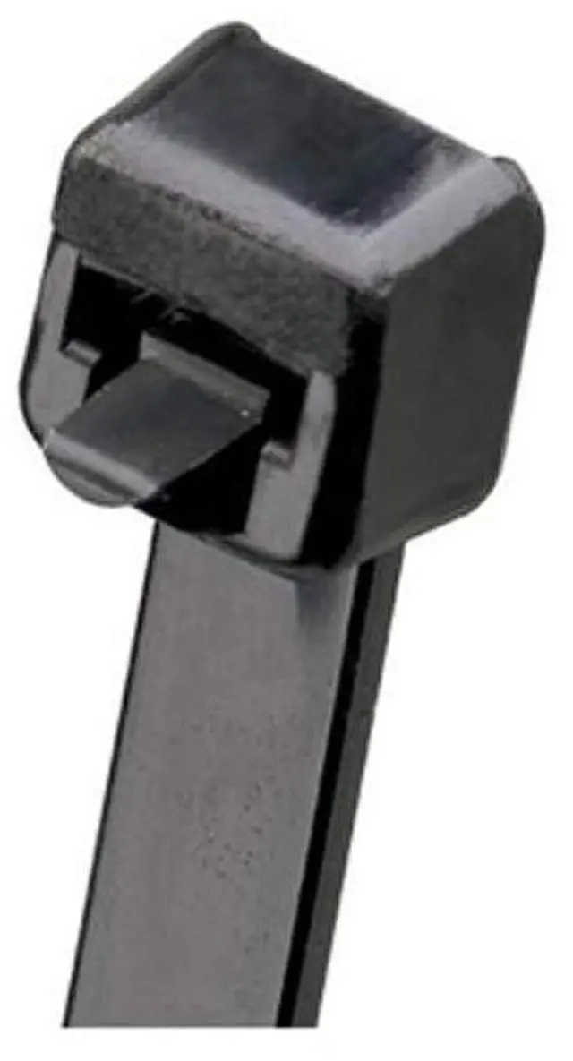 Main image of PRT3H-L0 Pan-Ty Releasable Tie, Light-Heavy, 11.4-Inch Length, Weather Resistant Nylon 6.6, Black (50-Pack)