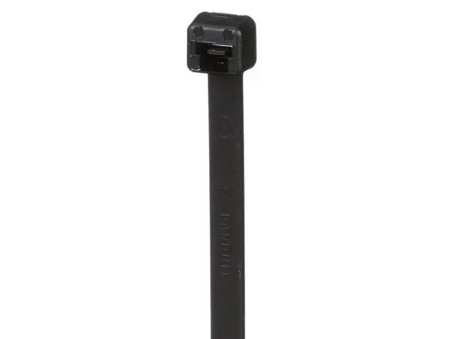 Alt view image 4 of 4 - PLT4.5S-C0 Pan-Ty Locking Tie, Standard, 15.5" Length, Weather Resistant Nylon 6.6, Black (Pack of 100)