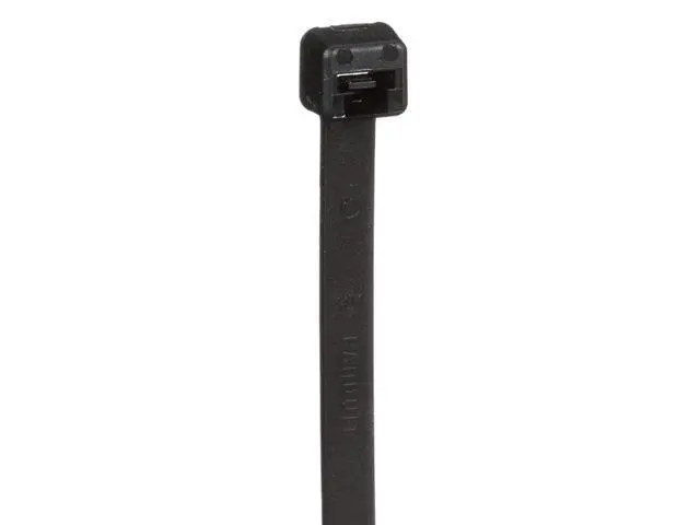 Alt view image 3 of 4 - PLT4.5S-C0 Pan-Ty Locking Tie, Standard, 15.5" Length, Weather Resistant Nylon 6.6, Black (Pack of 100)