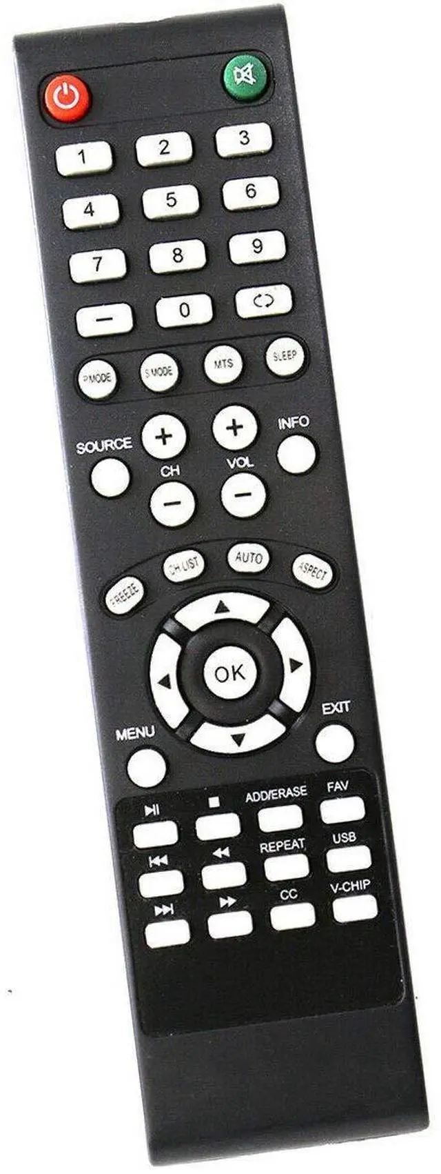 Main image of New Remote Control Replacement for Element TV ELEFQ391J ELDFT395J ELEFJ391 ELEFC401 ELDFQ501J ELEFC461
