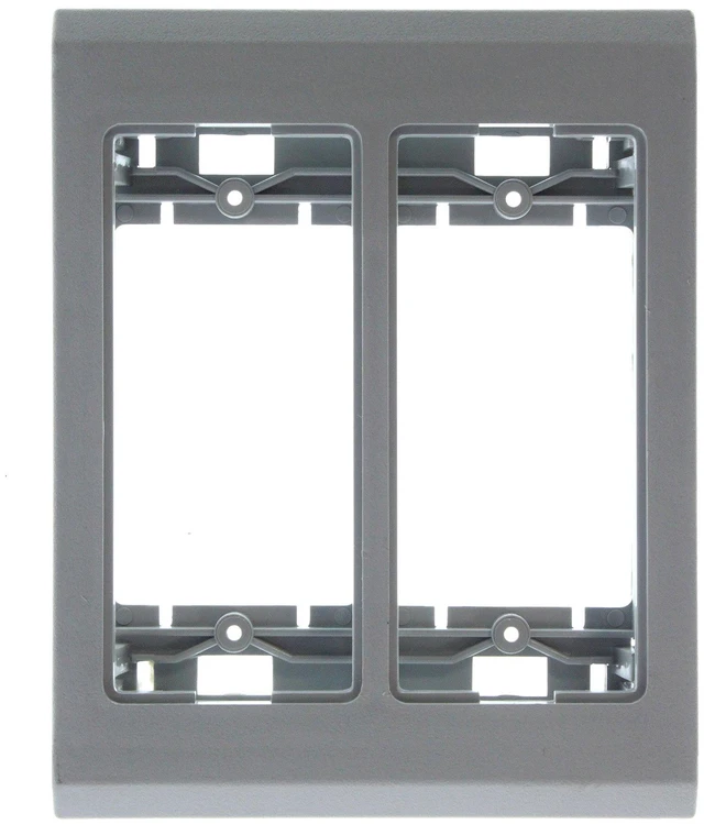 Main image of Legrand G4049 Gray Non-Metallic Device Plate Cable Raceway F4, Gray