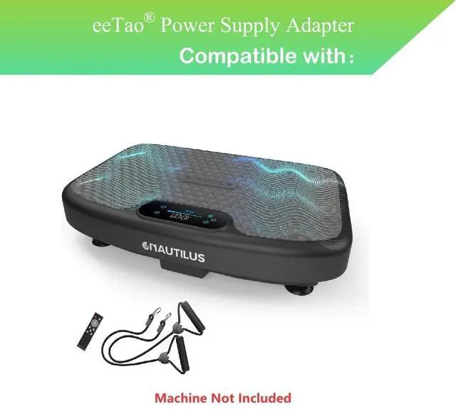 Alt view image 2 of 4 - 3 Prong AC Power Cord Charger for Nautilus Vibratone Pro Vibration Plate Exercise Machine Charging Cable Power Supply 100V-240V