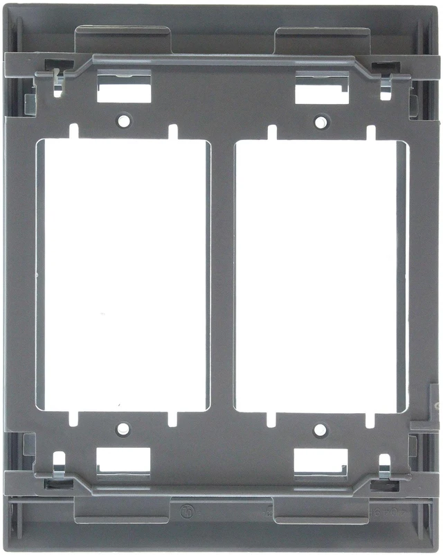 Alt view image 3 of 3 - Legrand G4049 Gray Non-Metallic Device Plate Cable Raceway F4, Gray