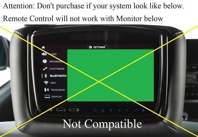 Alt view image 4 of 7 - Replacement Remote Control for Infiniti Q70 Rear Entertainment DVD 2014 2015 2016 2017 2018 2019