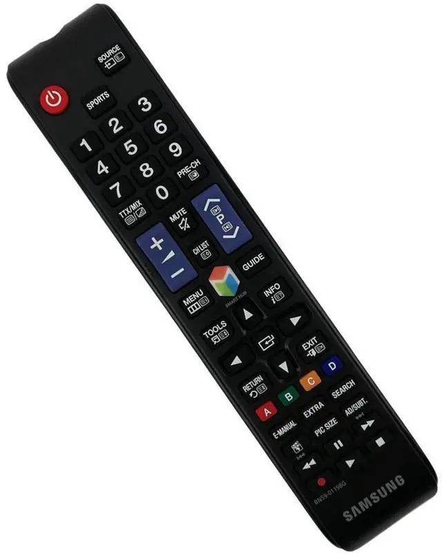 Alt view image 2 of 4 - Replacement for TV Remote Control for Samsung UE32J5200AW Television