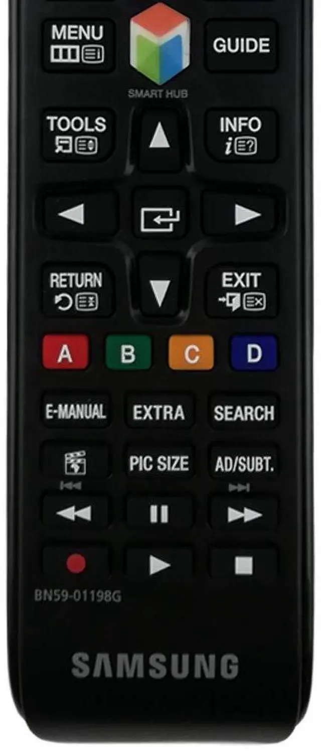 Alt view image 3 of 4 - Replacement for TV Remote Control for Samsung UE32J5200AW Television