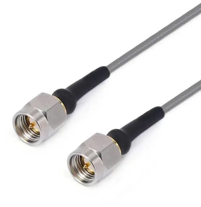 Main image of RF Coaxial Cable, SMA Male to SMA Male, 26.5GHz, Low Loss Phase Stable (400 mm)