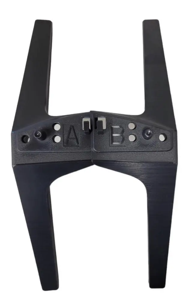 Alt view image 6 of 7 - Factory Part - Legs Base Stands Compatible with LG Smart TV Models 65UJ6540-UB, 65UK6090PUA and 65UK6200PUA (Screws Included)