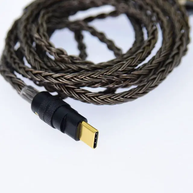 Alt view image 2 of 4 - USB c Type-c high Fidelity typec to 2 RCA Double-end Silver-Plated pc mobilephone Amplifier interconnect Cable RCA (2m(6.56ft))