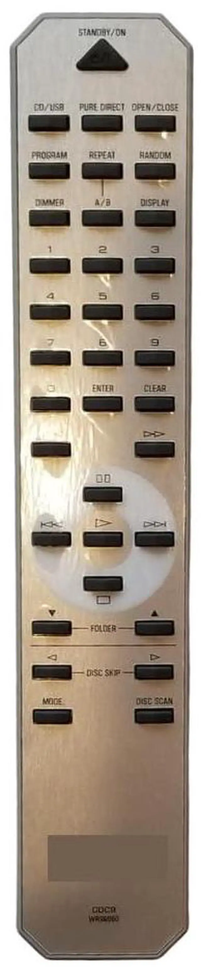 Main image of Replacement Remote Control Compatible with Yamaha 5 Disc CD Changer Player Model CD-S600 CDS600