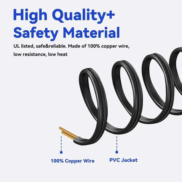 Alt view image 4 of 5 - 2-Prong AC Power Cable Cord for Acoustic Audio by Goldwood AA15LBS AA15BS AA15BT
