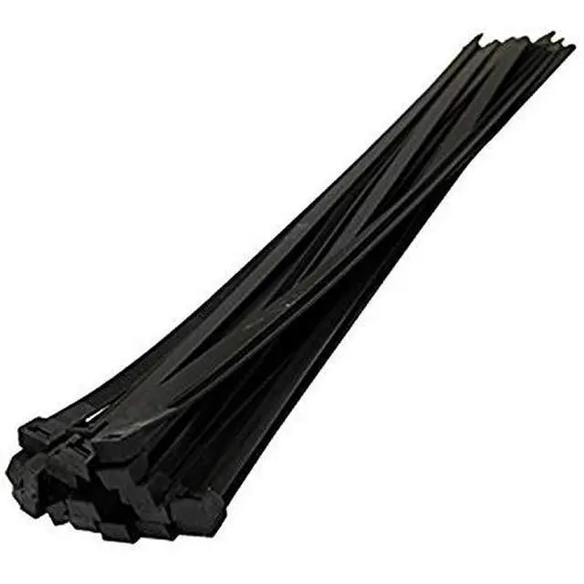 Alt view image 4 of 6 - SYD Industrial Multi-Purpose Cable Ties (100 Piece) Black Self Locking Nylon Zip Ties (12", Black)
