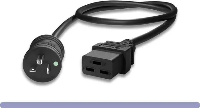 Main image of Heavy Duty 12 AWG Hospital Grade Power Cord (Black (10ft) 3 Meter)