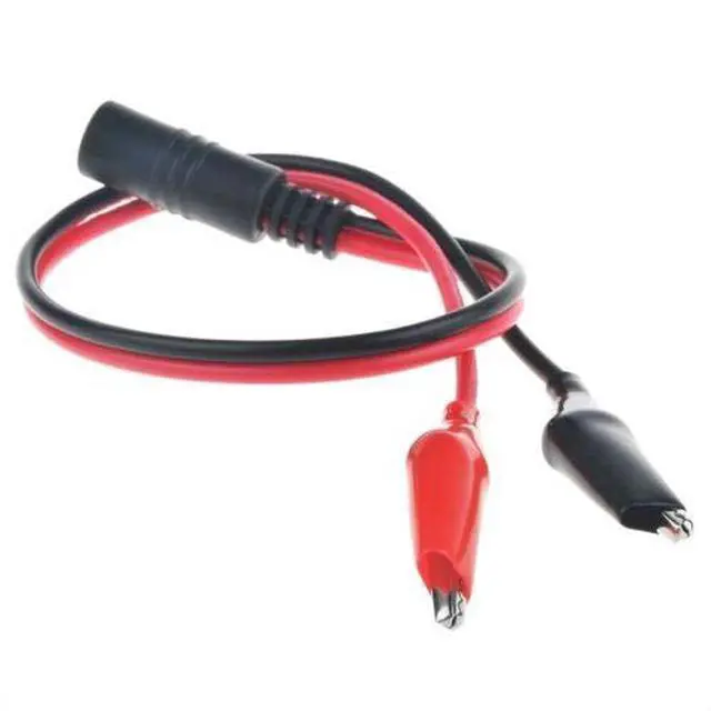 Alt view image 3 of 3 - 5.5x2.5mm DC Male Plug to Dual Alligator Clip Power Charger Connector Cable