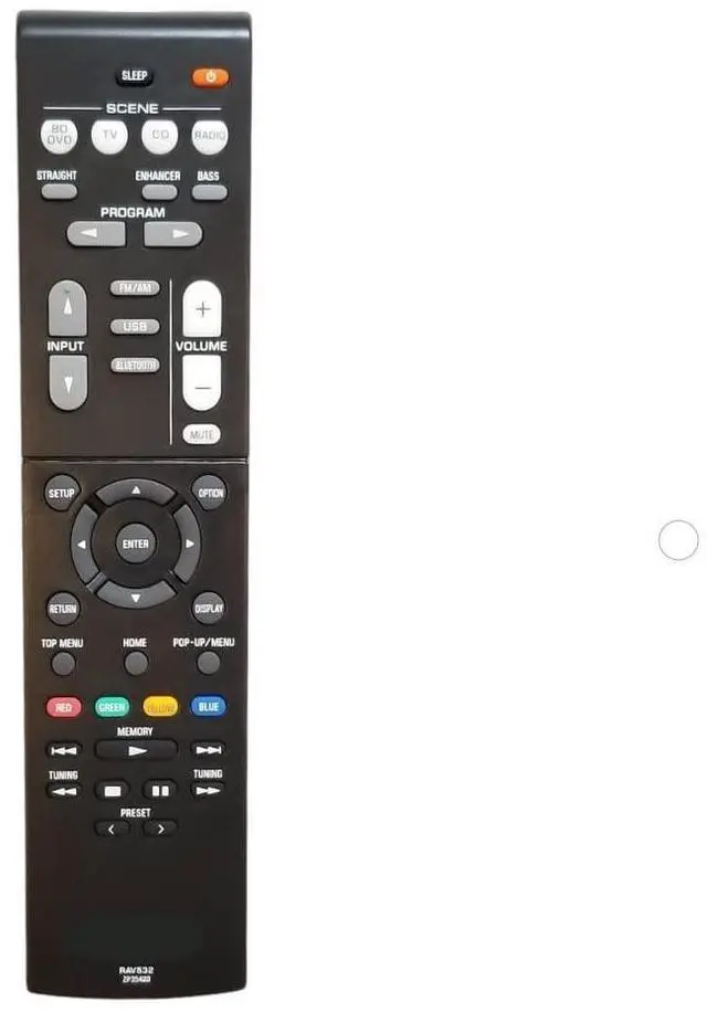 Main image of Yamaha Replacement Audio Receiver Remote Control Shipped with: RX-V383