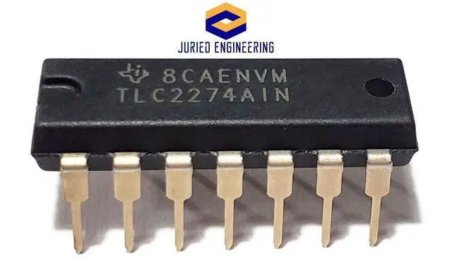 Alt view image 5 of 7 - TLC2274AIN TLC2274A TLC2274 Advanced LinCMOS Rail-to-Rail Quad Precision Operational Amplifier Op Amp Breadboard-Friendly IC DIP-14 (Pack of 2)