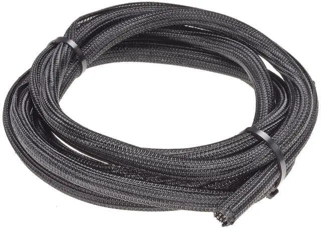 Main image of Flexbraid Wire Cover Diameter: 1/2 in. | Length: 10 ft, Temperature 167F to 257F, Made in the USA