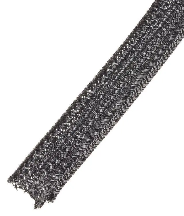 Alt view image 2 of 2 - Flexbraid Wire Cover Diameter: 1/2 in. | Length: 10 ft, Temperature 167F to 257F, Made in the USA