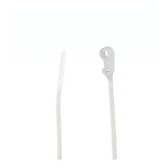 Alt view image 2 of 3 - Ty-Rap Cable Tie, 4 in L, 5/8 in Max Bundle Dia., Natural, Nylon 6/6, 18 lb Strength, 100 PK TY533M - 1 Each