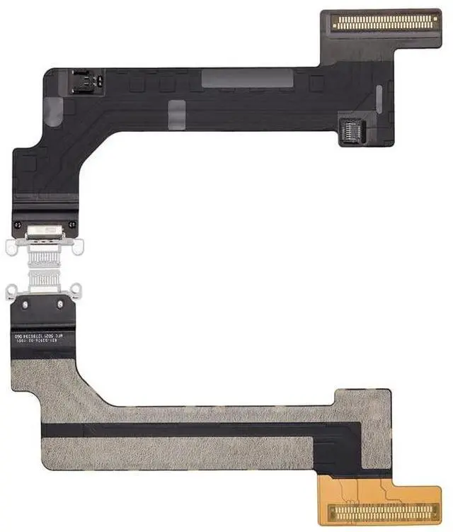 Main image of Replacement for iPad 10 2022 (10th Generation) A2757 USB Charger Charging Port Dock Connector Flex Cable for iPad 10th Gen 10.9 Inch (Cellular 4G Version) USA (Silver)