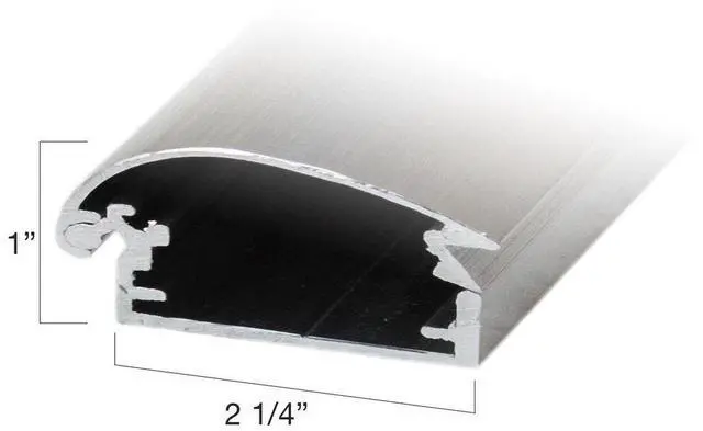 Alt view image 2 of 5 - Hangman 48" Aluminum Cord Management Strip with Connector (CM-48)